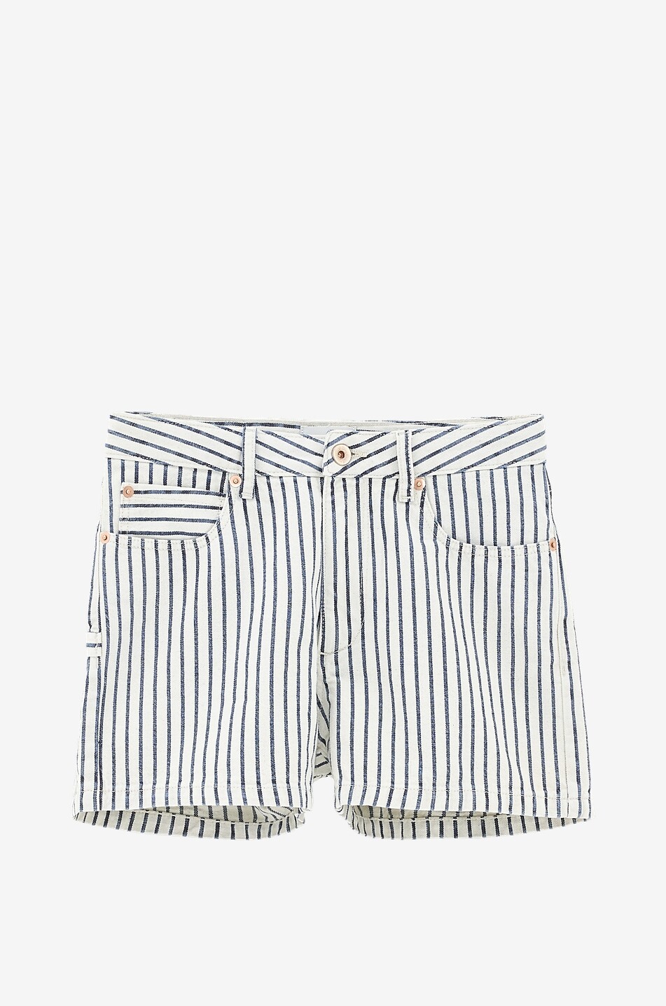 BELLEROSE Gestreifte Denim-Shorts für Mädchen Kyle Mädchen BLAU 1
