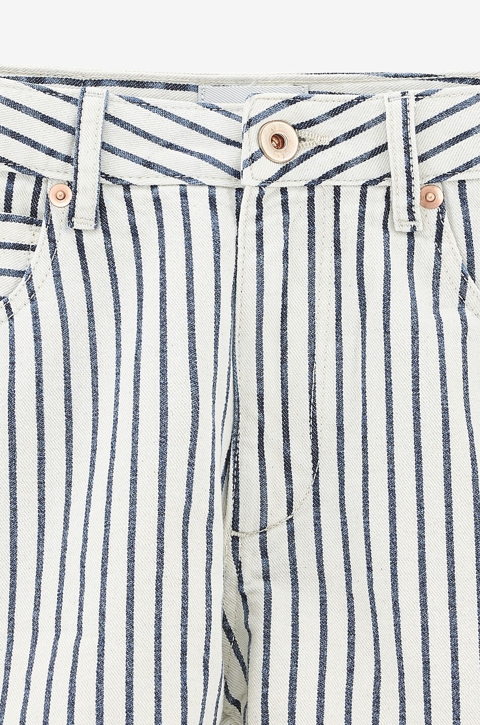 BELLEROSE Gestreifte Denim-Shorts für Mädchen Kyle Mädchen BLAU 3