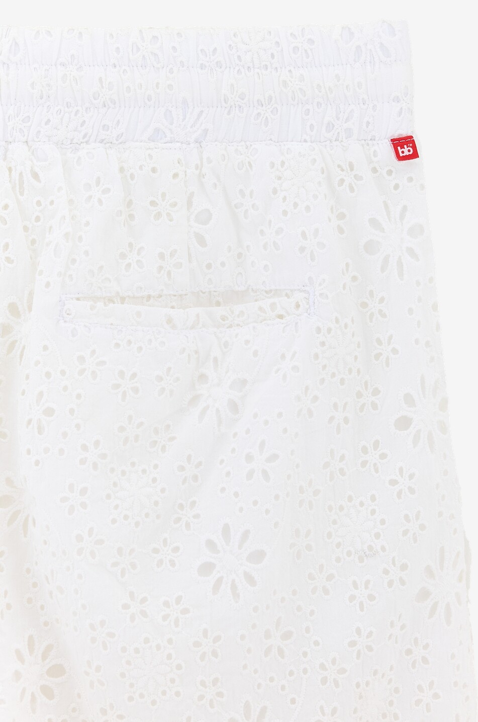 BELLEROSE Short en coton à broderies anglaises fille Kate Fille BLANC 5