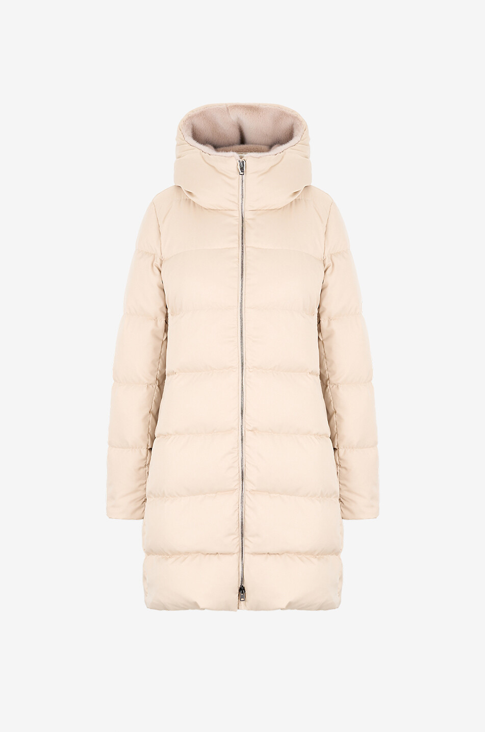 Arendelle New Lady faux fur-lined down jacket