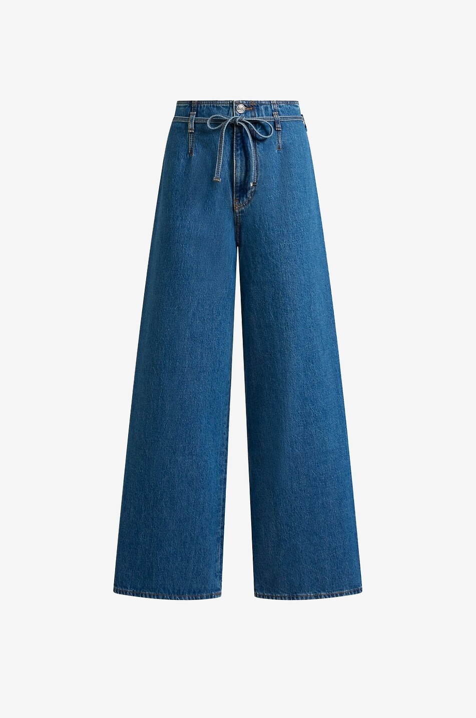 ETRO Culotte-Jeans mit Gürtel Pegaso Damen BLAU 1
