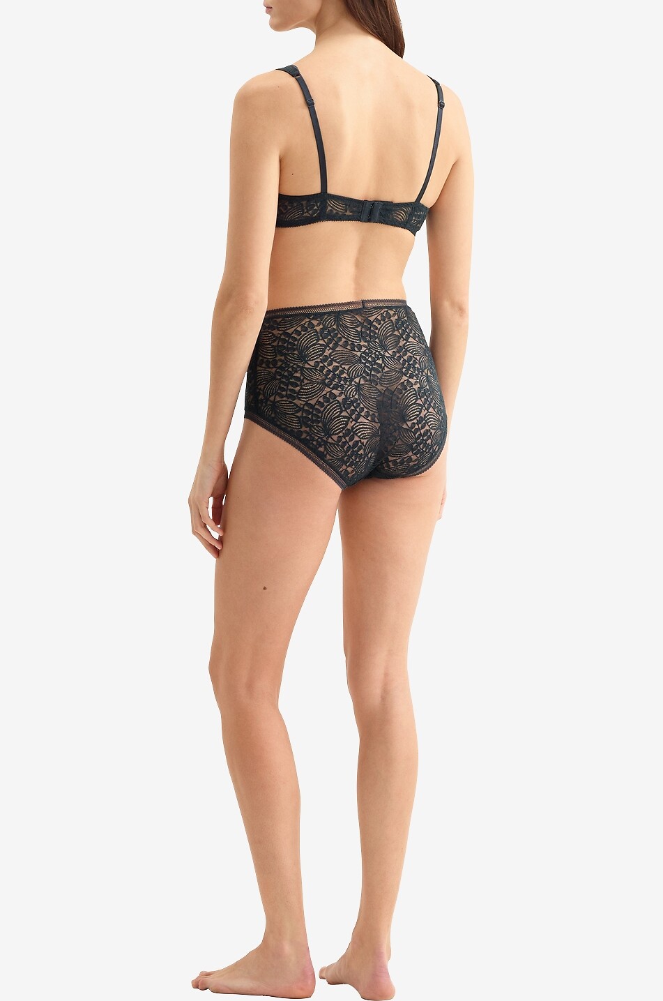 ERES Sucre underwired triangle bra Women BLACK 3