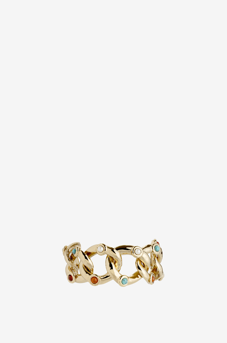 GAS BIJOUX Mitsi gold-tone bracelet with semi-precious stones Women MULTI COLOURED 1