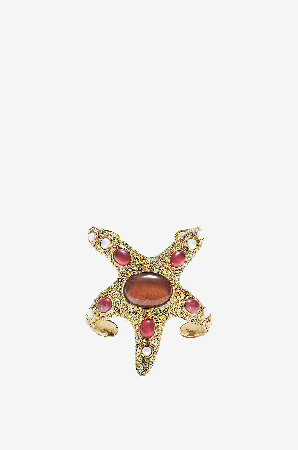Goldene Manschette mit Steinen Étoile de Mer