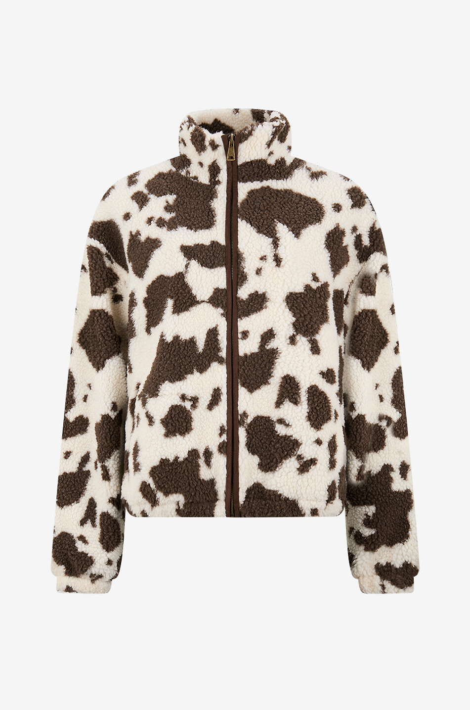 MC2 SAINT BARTH Bercy Cow Skin printed fleece jacket Women MULTI COLOURED 1