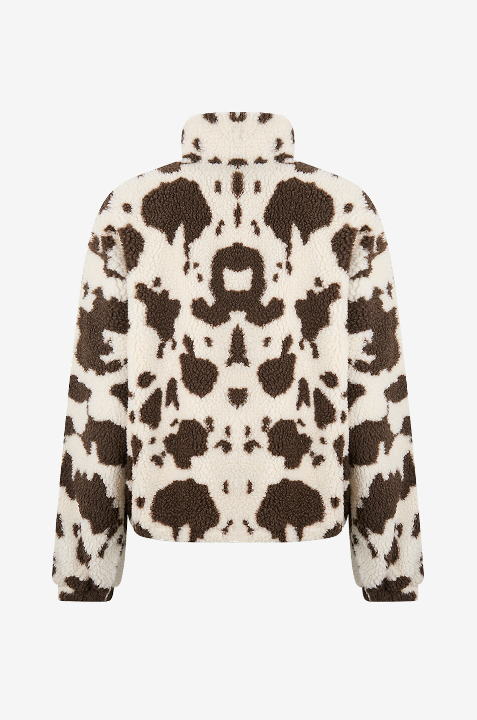 MC2 SAINT BARTH Bercy Cow Skin printed fleece jacket Women MULTI COLOURED 2