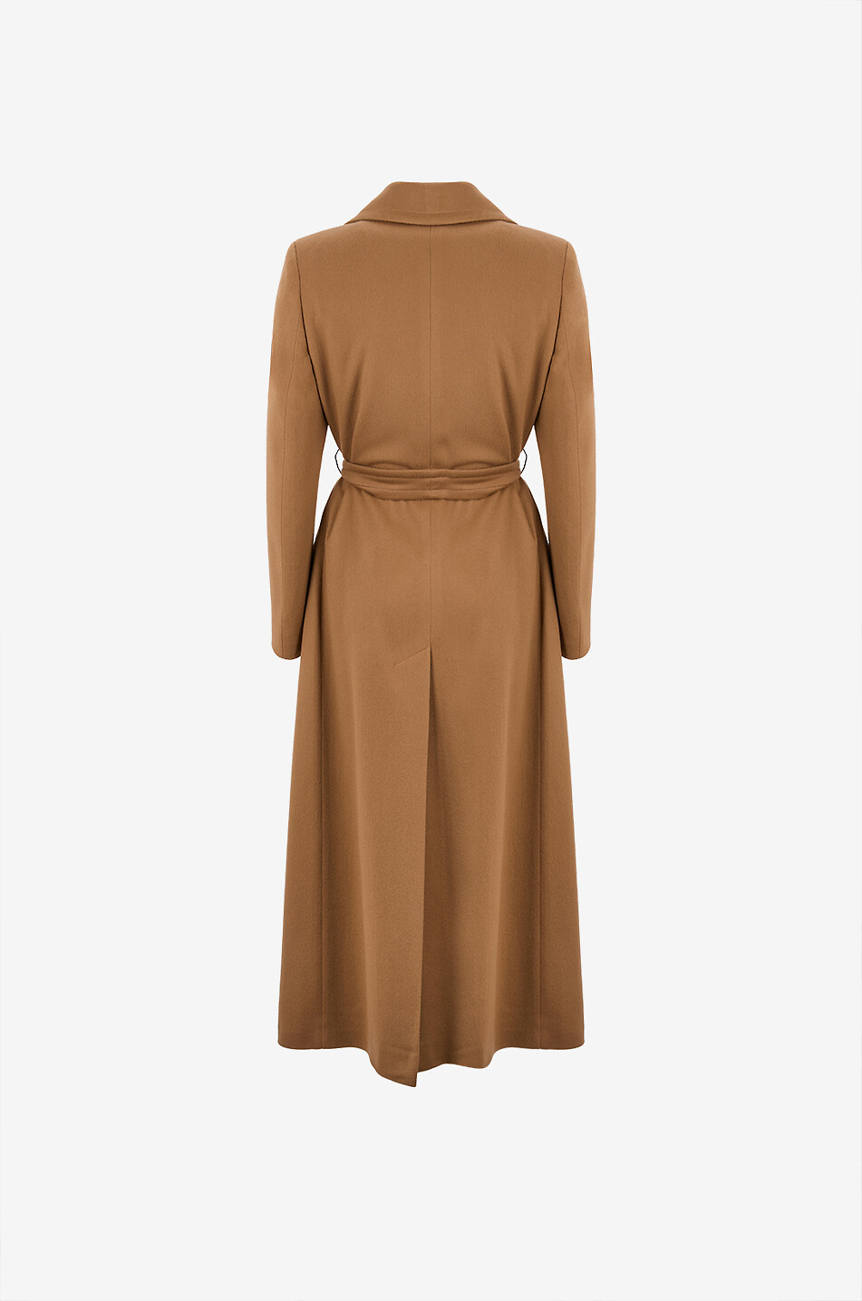 TAGLIATORE Manteau long en en laine et cachemire à ceinture Melody Femme CAMEL 2