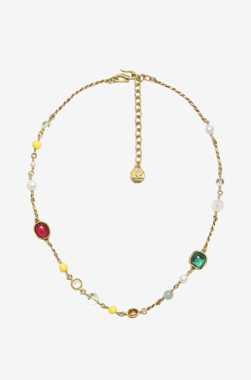 GOOSSENS PARIS Collier doré orné de perles et pierres fines Femme MULTICOLORE 1