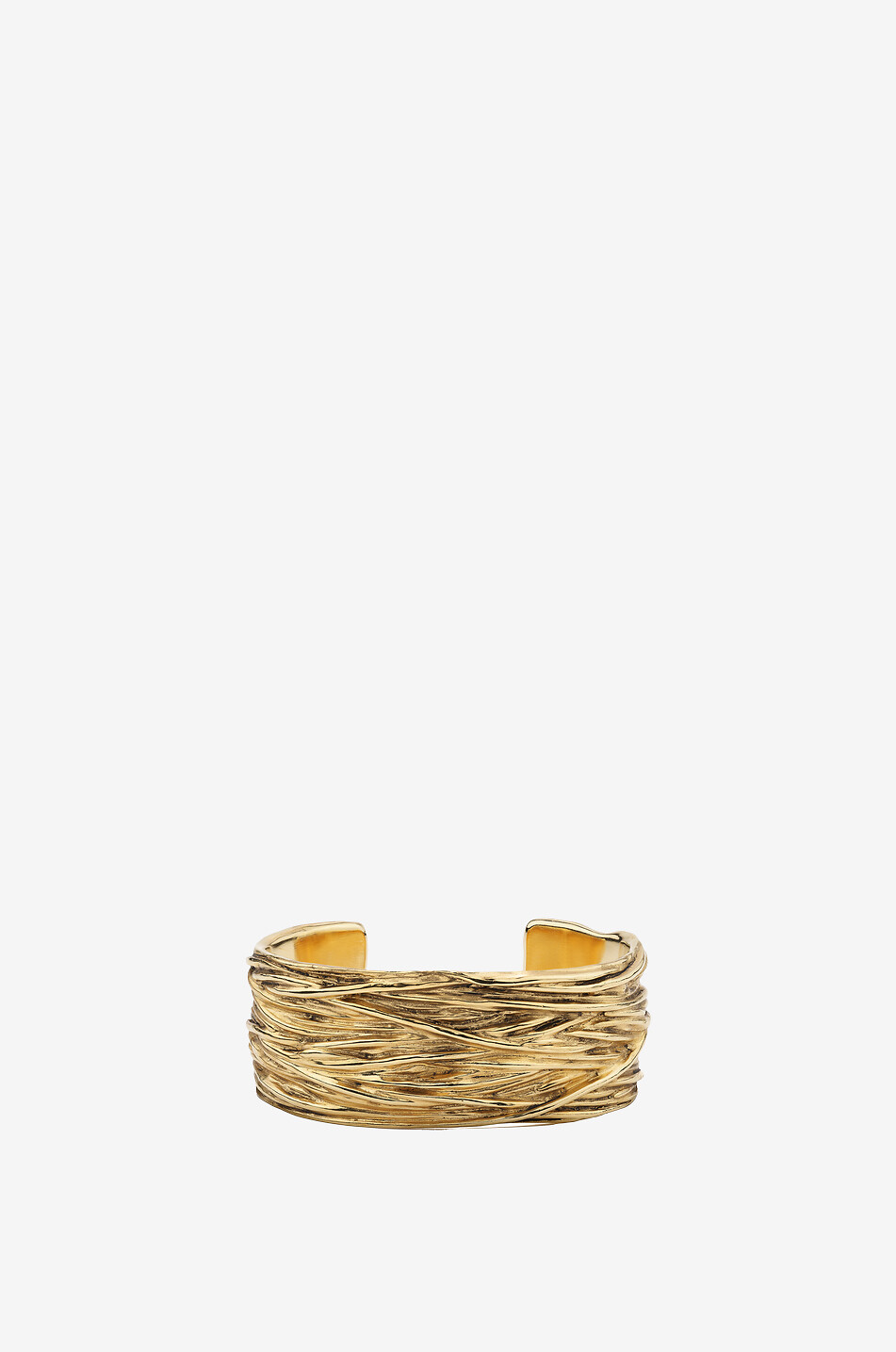 GOOSSENS PARIS Goldene texturierte Manschette Ariane Damen GOLDEN 1