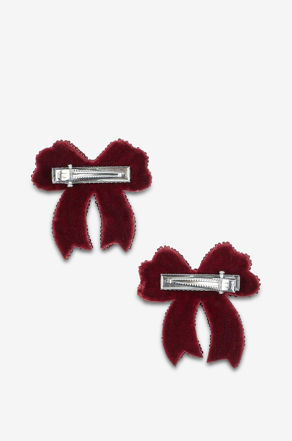 KONGES SLØJD Set of 2 sequin hair clips for girls Girl RED 3