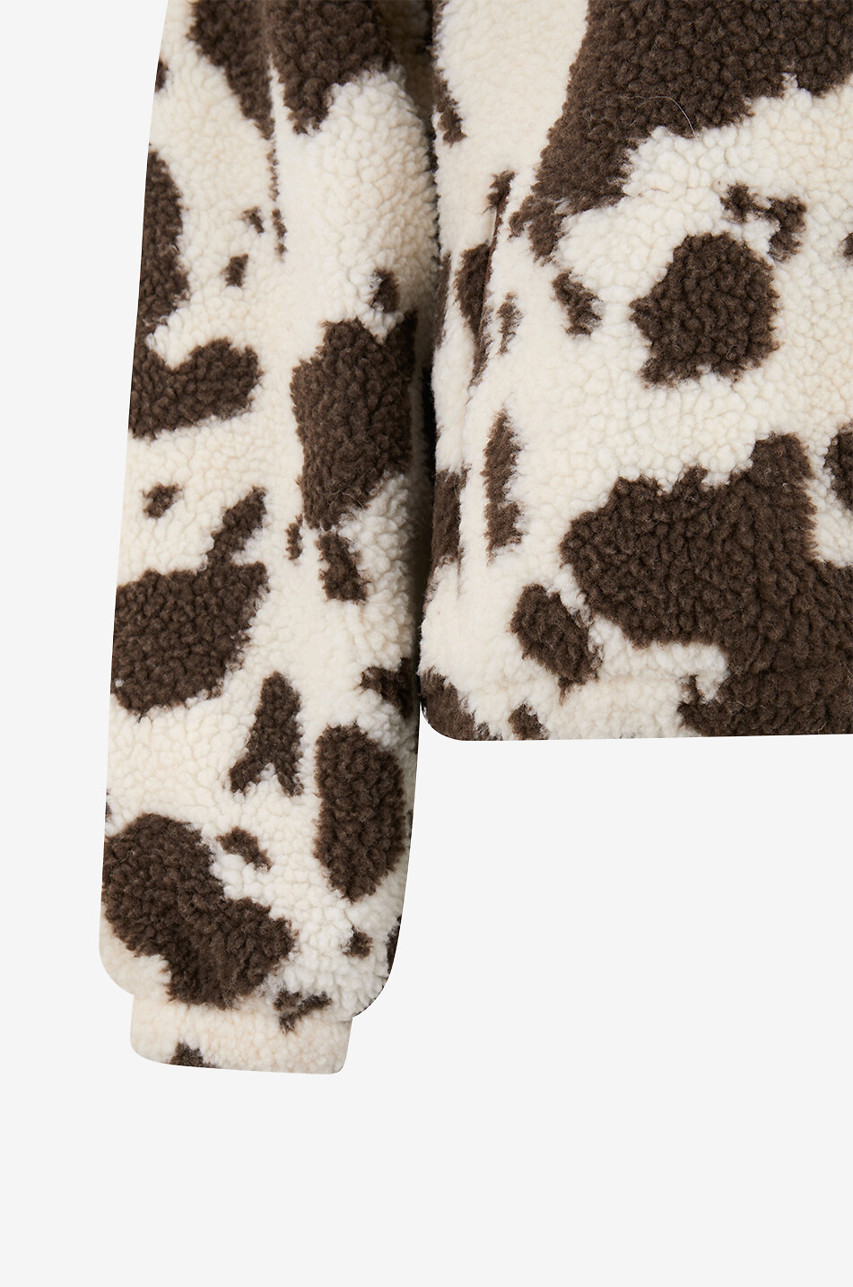 MC2 SAINT BARTH Bercy Cow Skin printed fleece jacket Women MULTI COLOURED 3