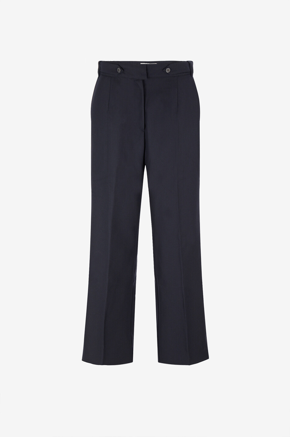 BALZAC PARIS Gerade Hose mit hoher Taille aus Wolle Dan Damen DUNKELBLAU 1