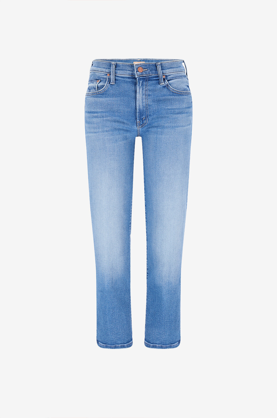 Rambler Zip Ankle Piece By Piece mid-rise straight jeans