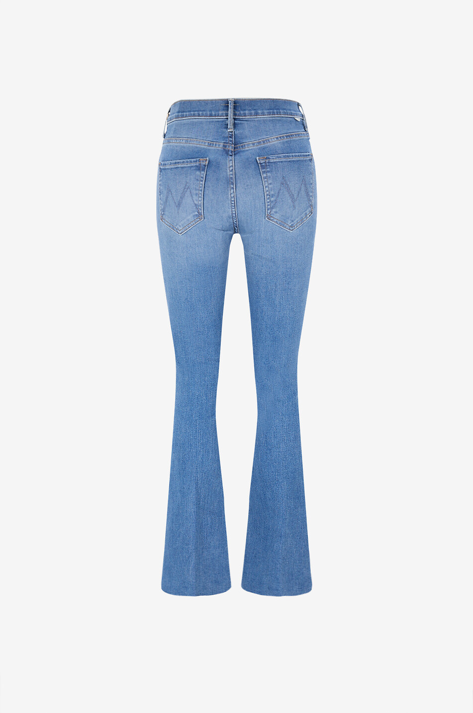 MOTHER The Weekender Fray Ride Hard Live flared jeans Women BLUE 2