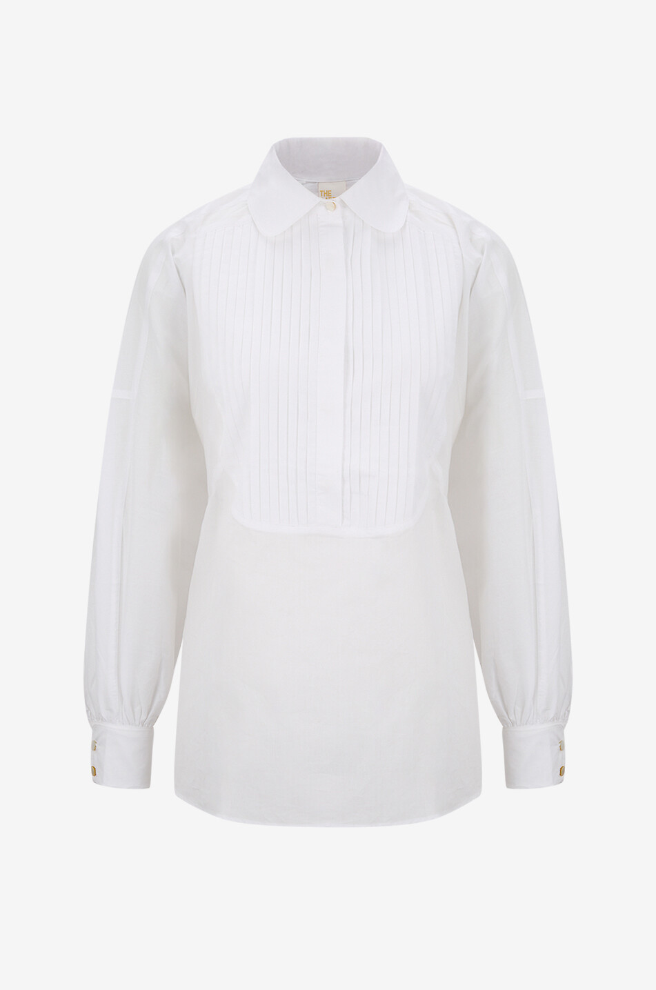 THE LABEL EDITION Hemd aus Popeline mit Biesenlatz Gatsby Damen WEISS 1