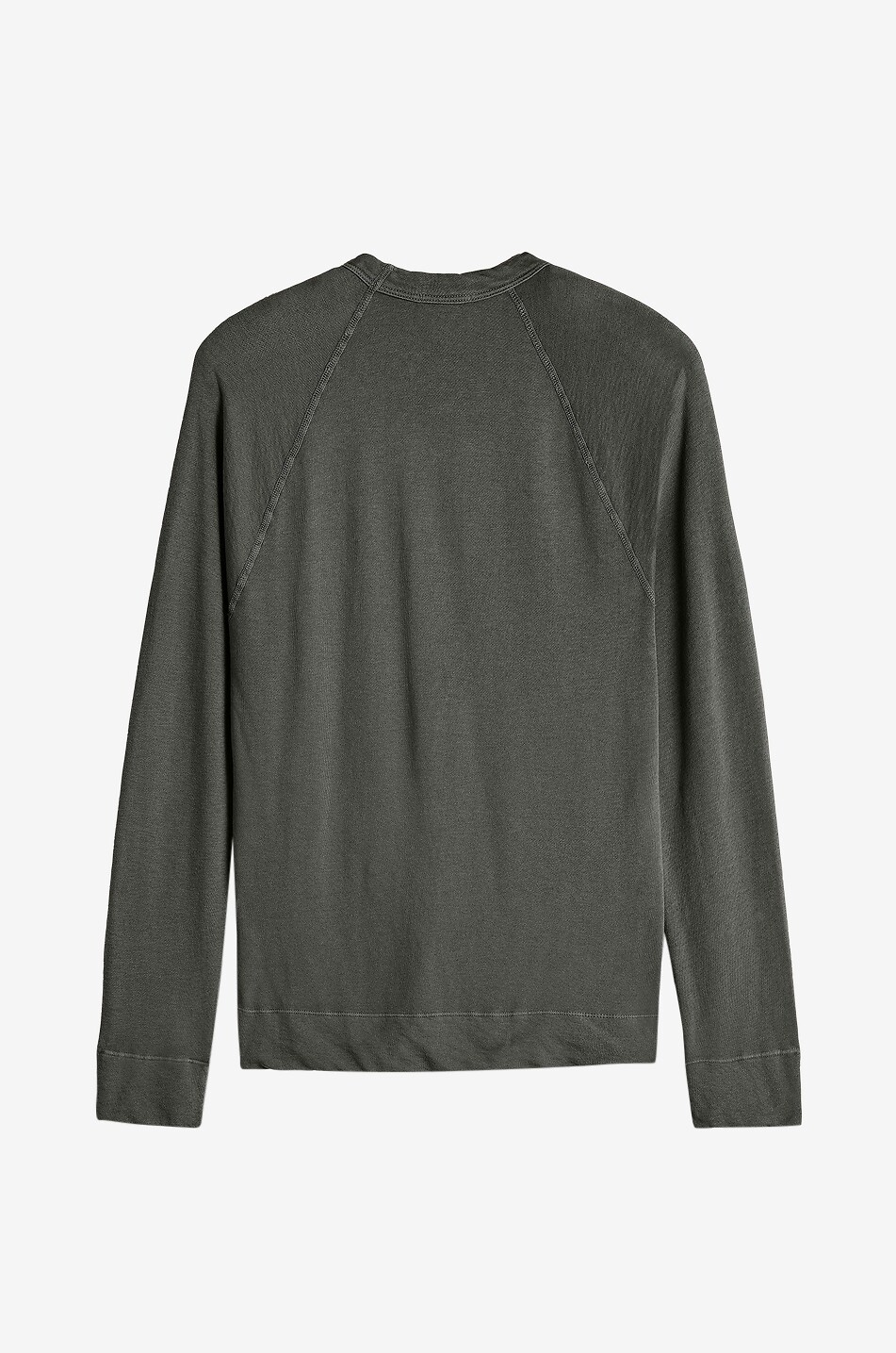 JAMES PERSE Sweat-shirt à col rond jersey flammé Homme VERT 2