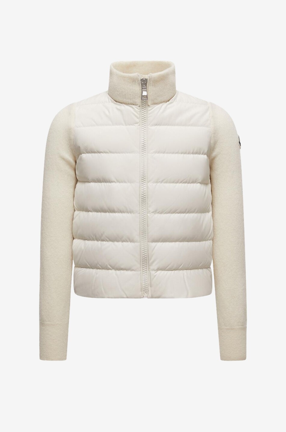 Cardigan boxy en maille et duvet fille