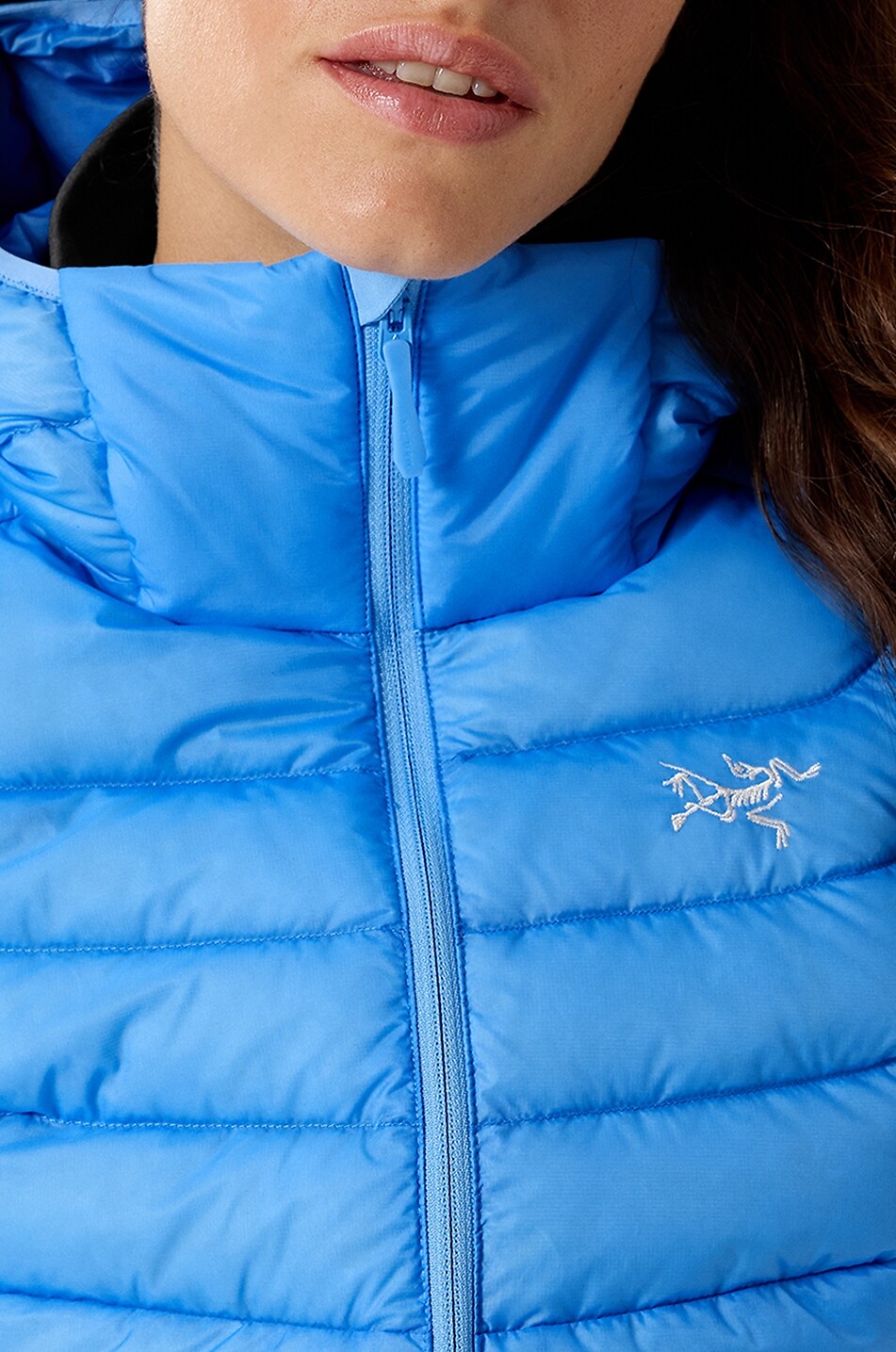 ARC'TERYX Stirnband aus Microfleece Rho Damen HELLBLAU 2