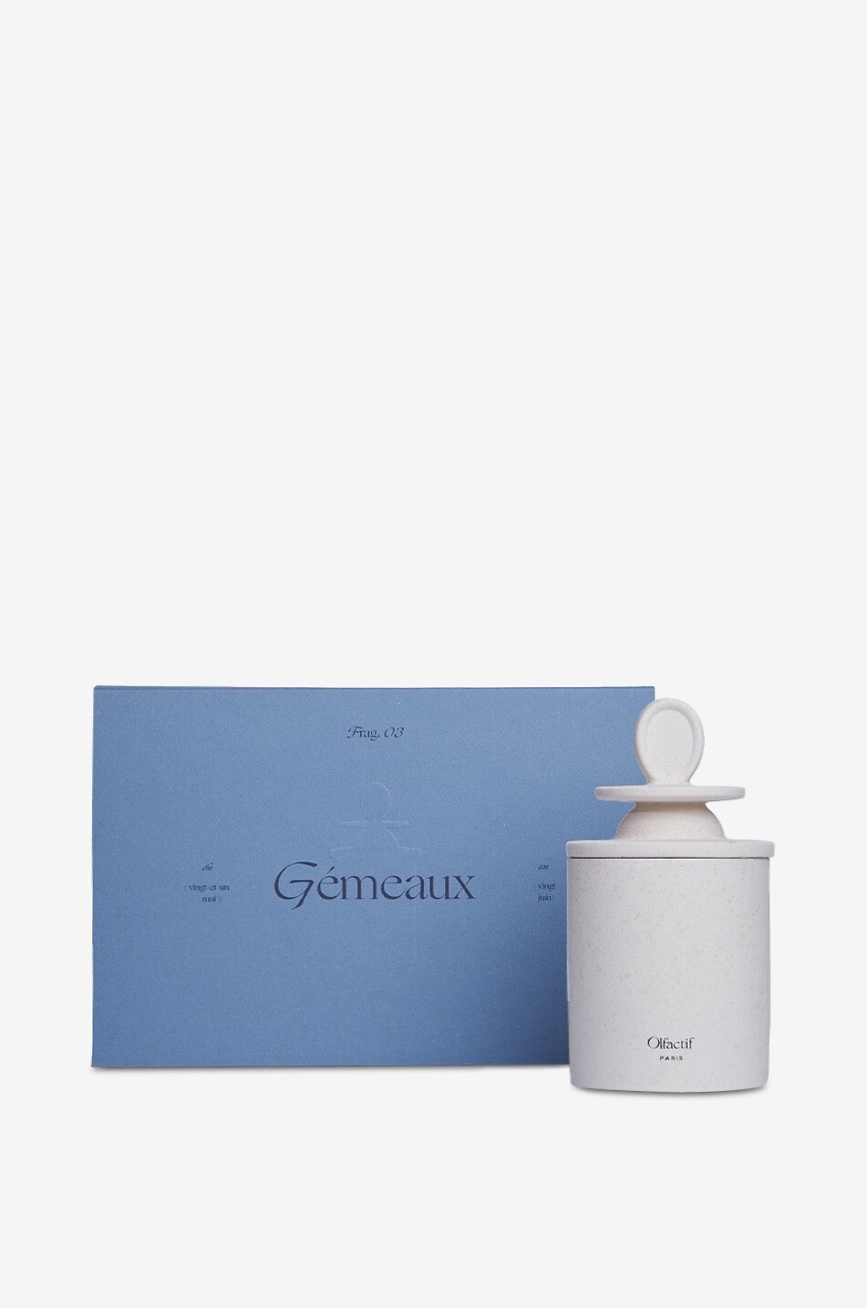 Gémeaux - Gemini - scented candle gift set - 240g