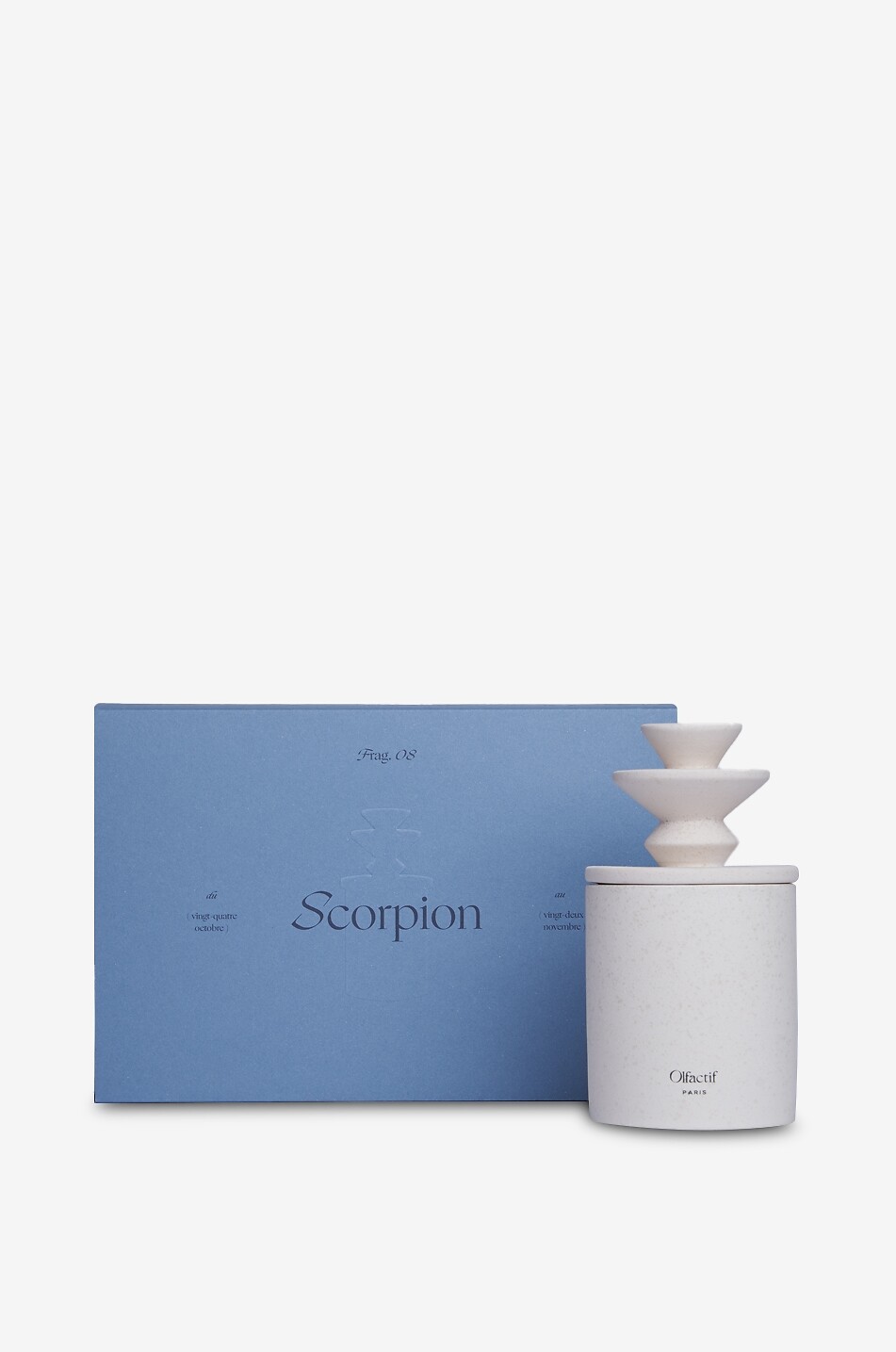 Scorpion - Scorpio - scented candle gift set - 240g
