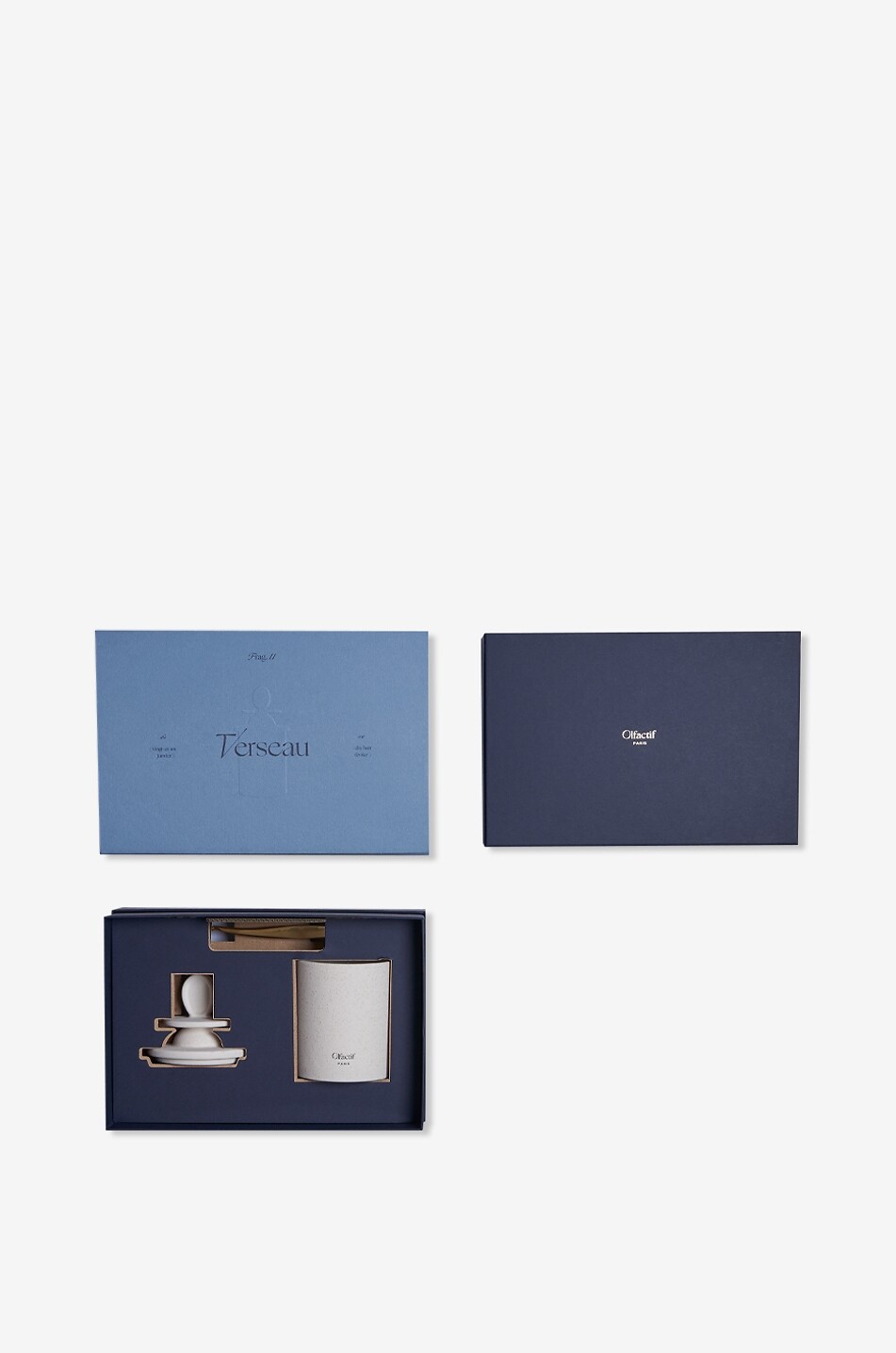 OLFACTIF Coffret cadeau bougie parfumée Verseau - 240g Maison Incolore 3