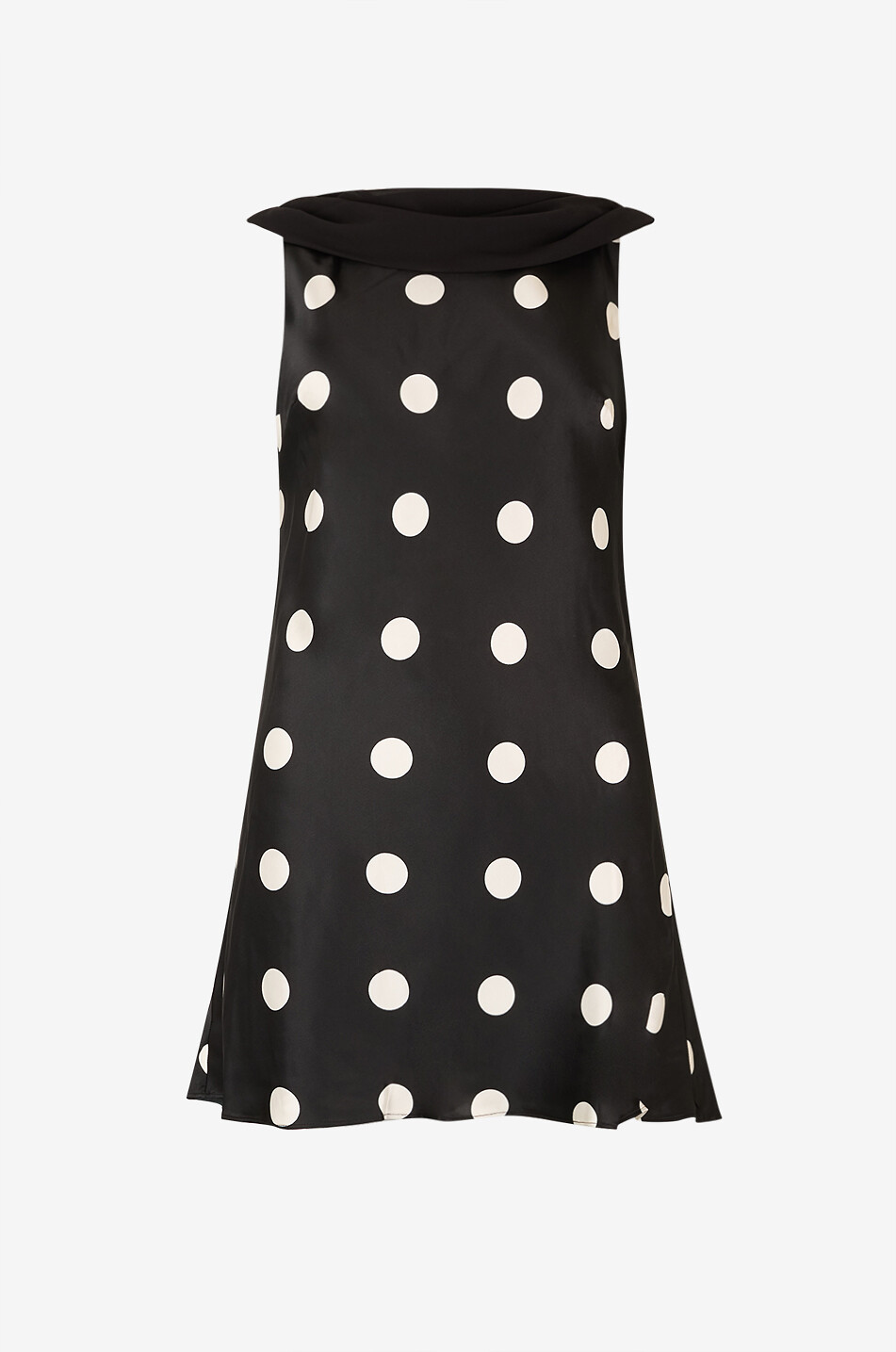 REFORMATION Jonelle polka-dot satin backless short dress Women MULTI COLOURED 1