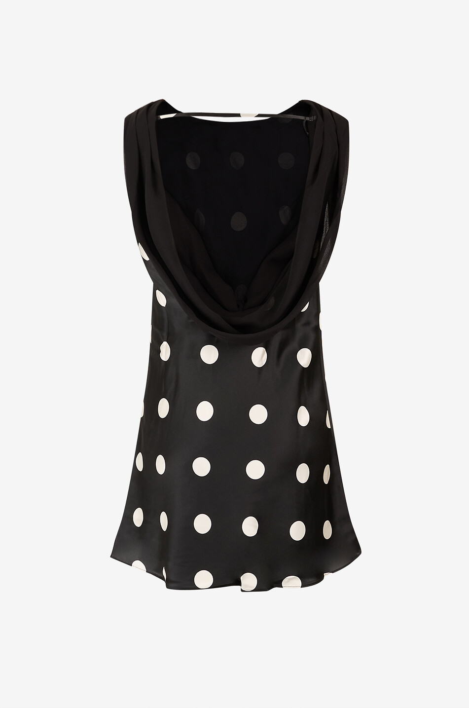 REFORMATION Jonelle polka-dot satin backless short dress Women MULTI COLOURED 2