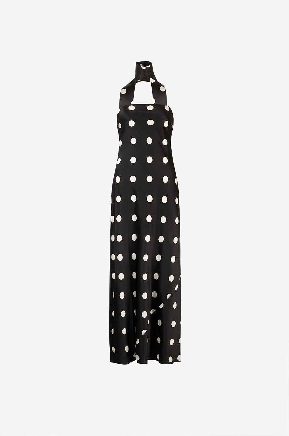 Jonelle polka-dot satin backless short dress - REFORMATION - MULTI COLOURED  - Bongnie