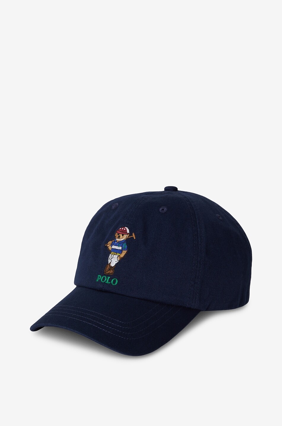 Children's twill cap with embroidered logo