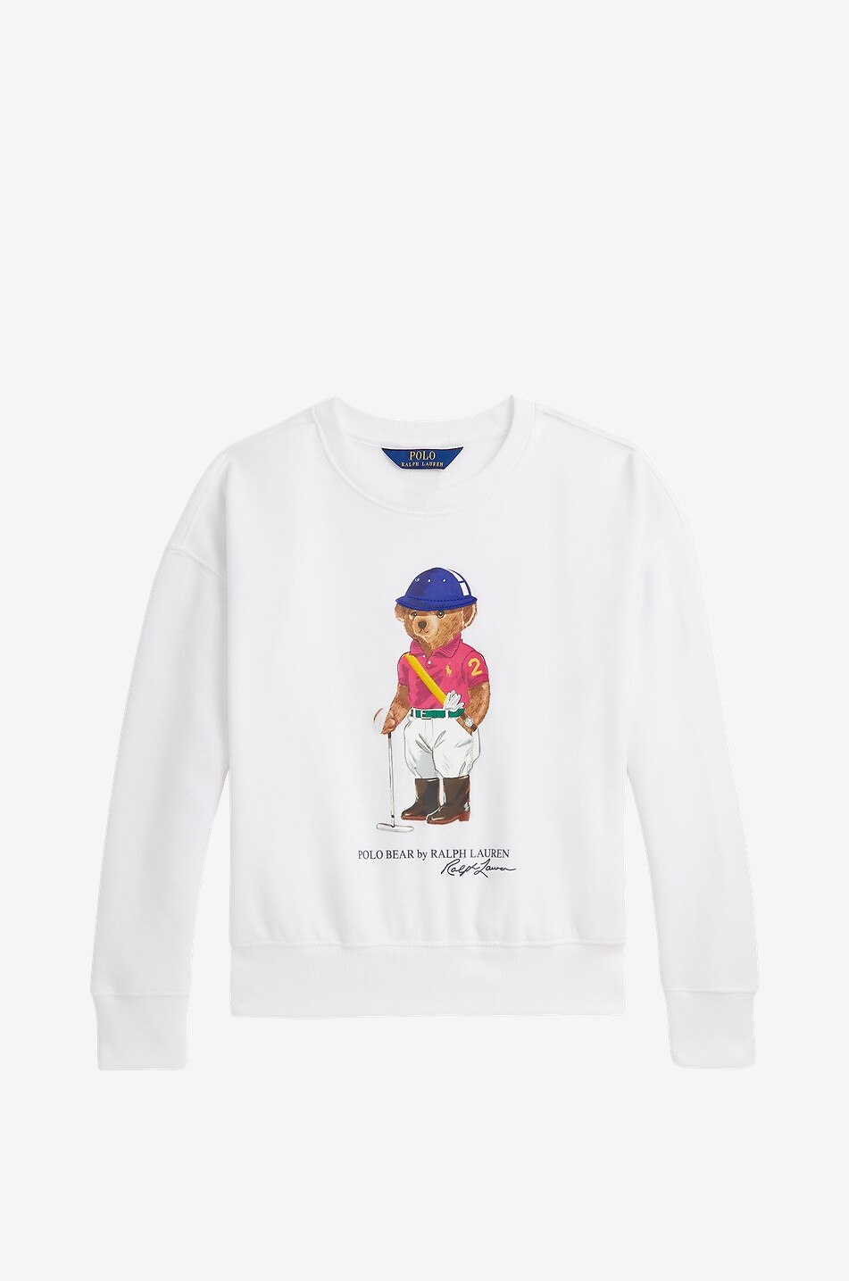 Polo Playing Polo Bear boys' crewneck sweatshirt