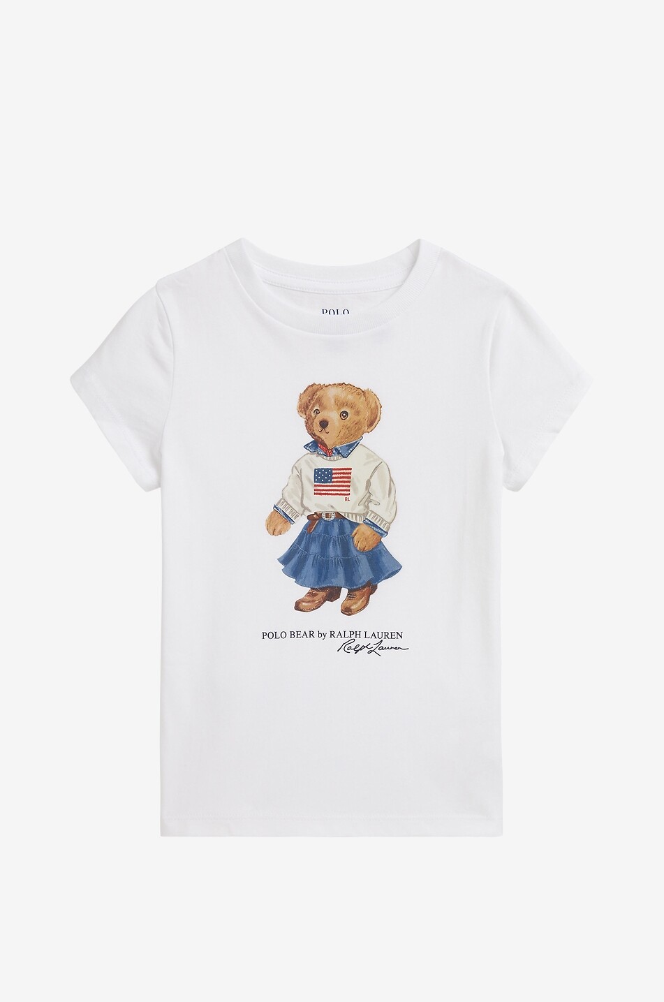 Girls' jersey fancy print T-shirt