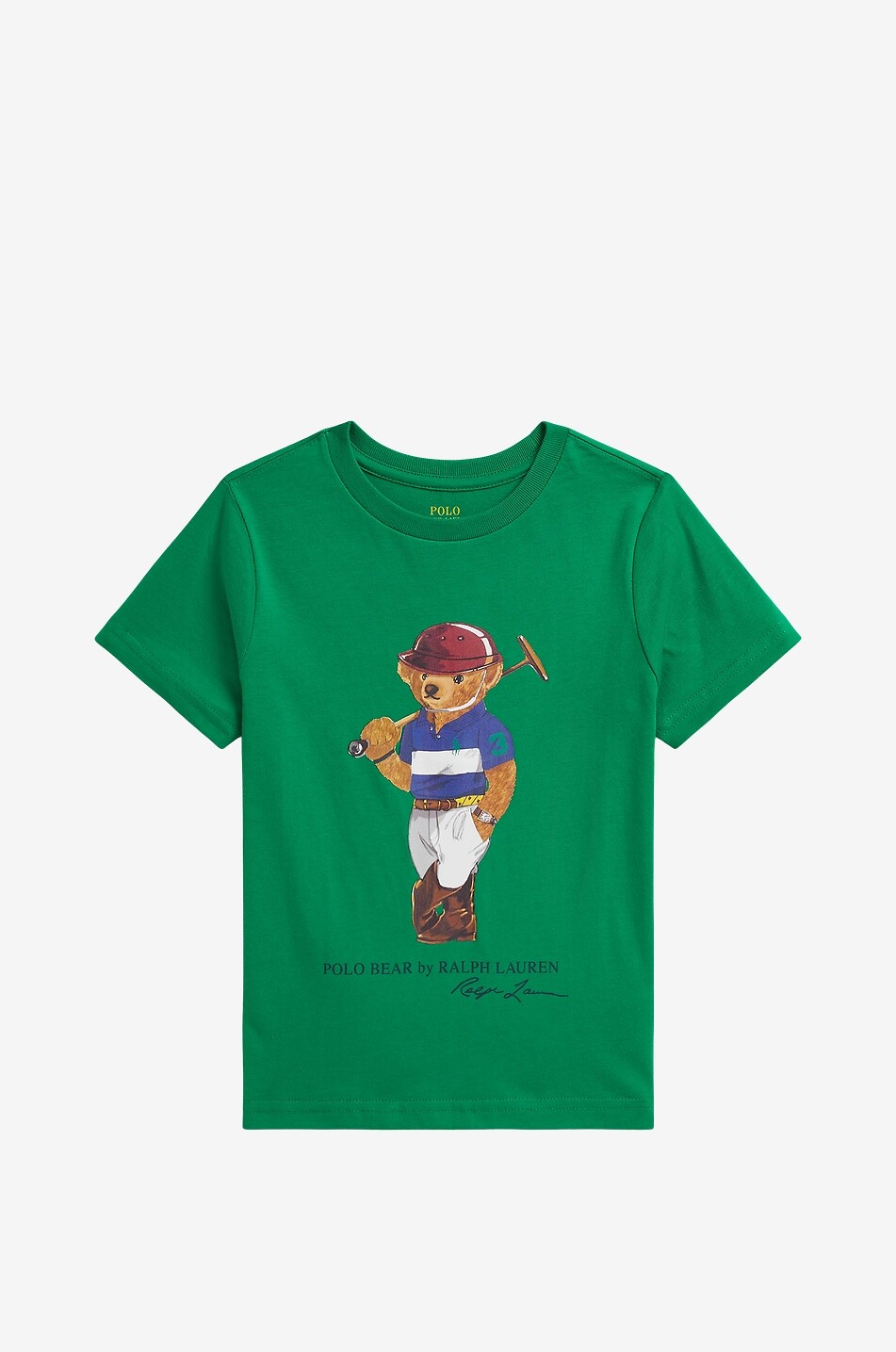 POLO RALPH LAUREN Kurzarm-T-Shirt für Jungen aus Baumwolle Polo Player Polo Bear Junge GRÜN 1
