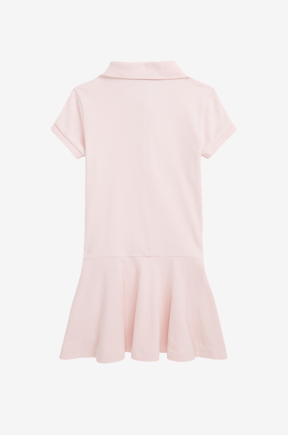 POLO RALPH LAUREN Kurzes Mädchen-Strick-Polokleid aus Baumwollpiqué Pony Mädchen HELLROSA 2
