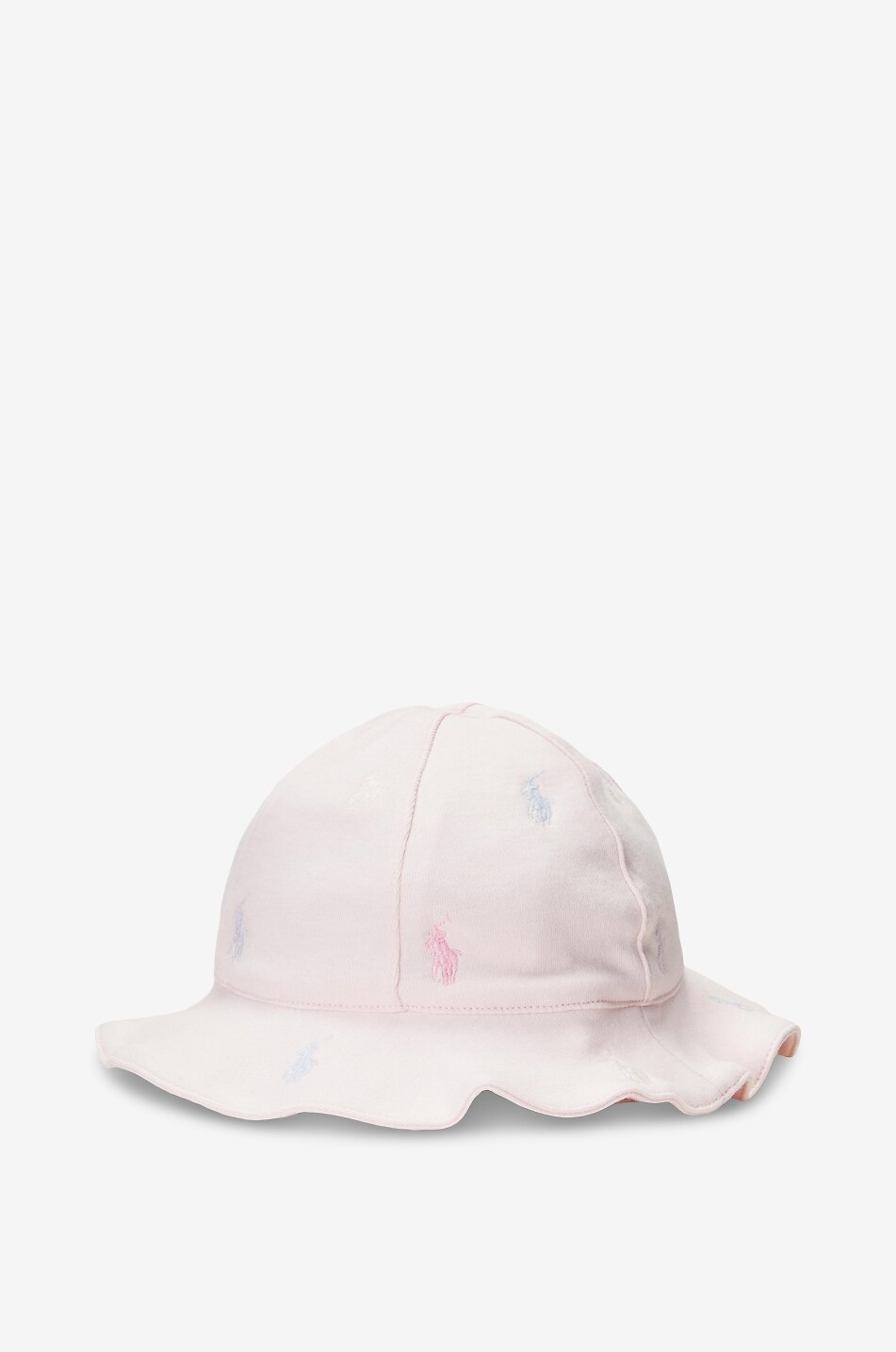 Pony All-Over cotton baby ruffled bucket hat
