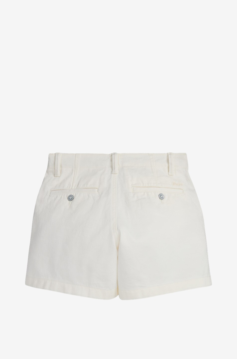 POLO RALPH LAUREN Short chino en coton fille Pony Garçon BLANC CASSE 2
