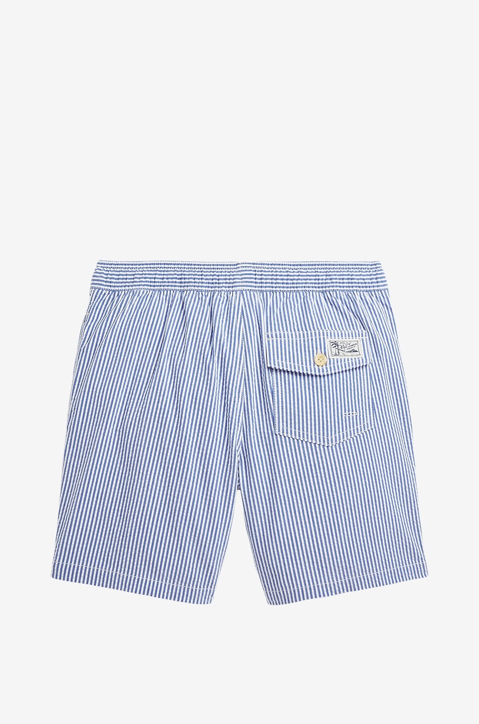 POLO RALPH LAUREN Traveler teenage boy's striped seersucker swim shorts Boy BLUE 2