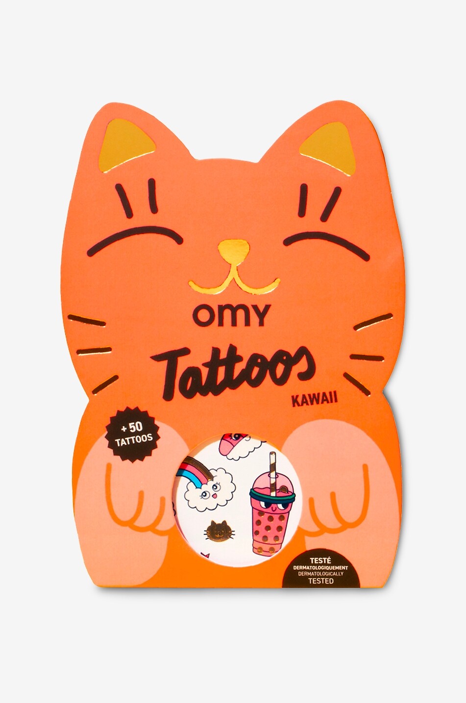 Tatouages temporaires enfant Kawaii