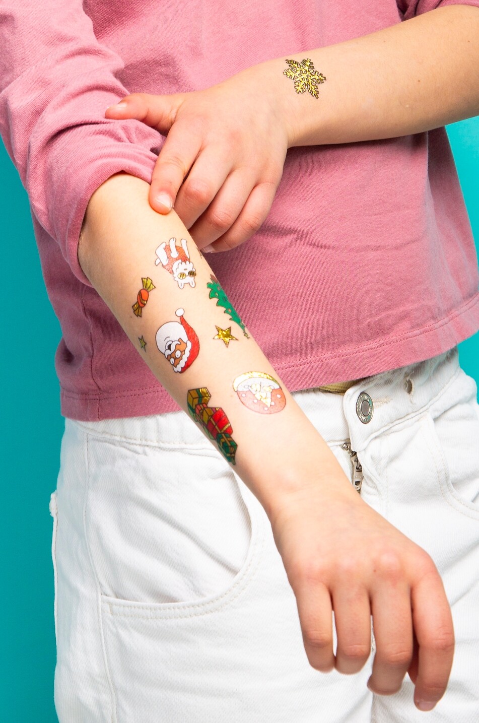 OMY Ho Ho HO Temporary children's tattoos Unisex MULTI COLOURED 3
