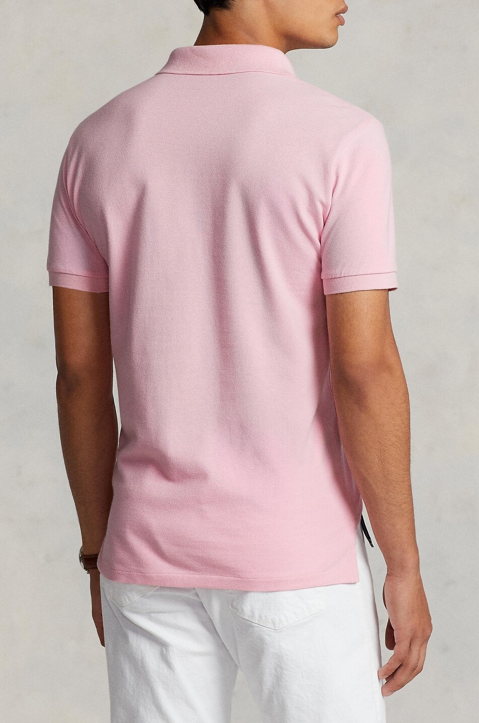 POLO RALPH LAUREN Polo à manches courtes en coton piqué Pony Slim Fit Homme ROSE CLAIR 3