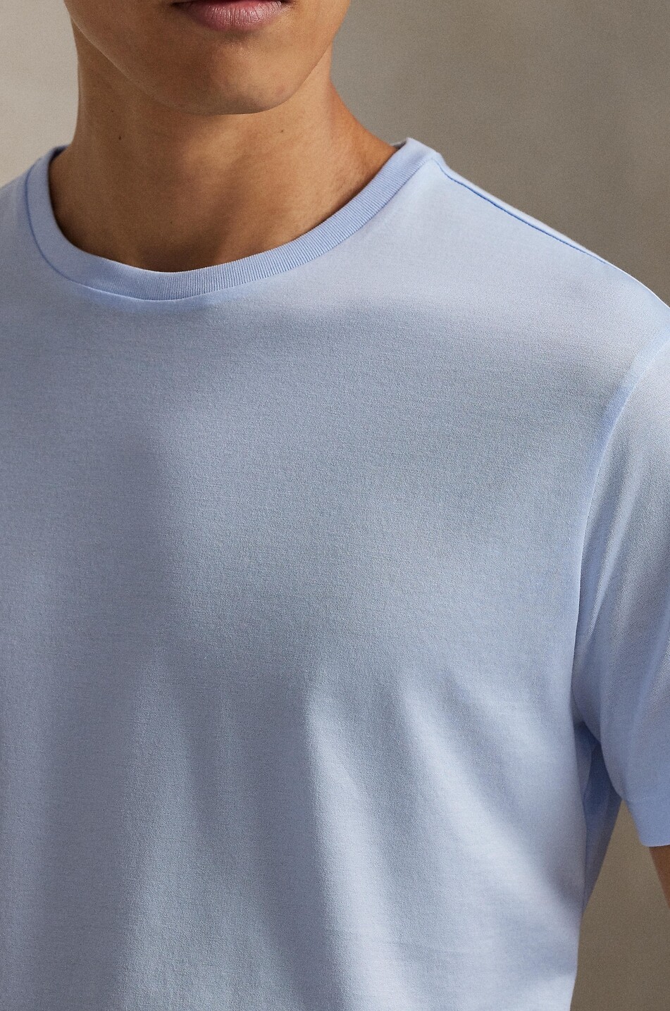 POLO RALPH LAUREN Kurzarm-Rundhals-T-Shirt Pony Standard Fit Herren HELLBLAU 4