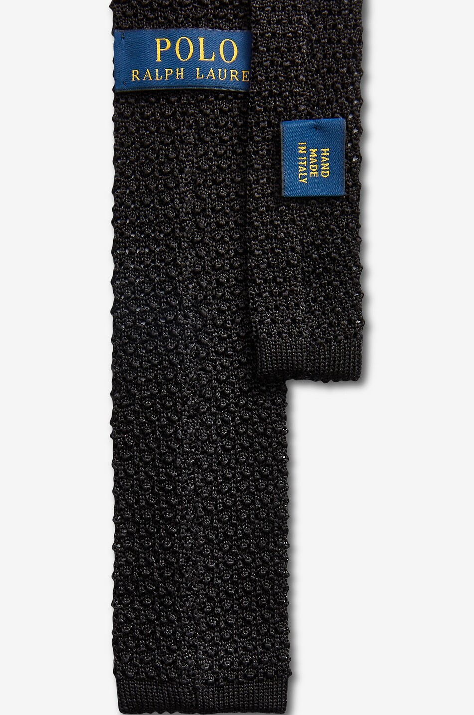 POLO RALPH LAUREN Silk knit tie Men BLACK 2