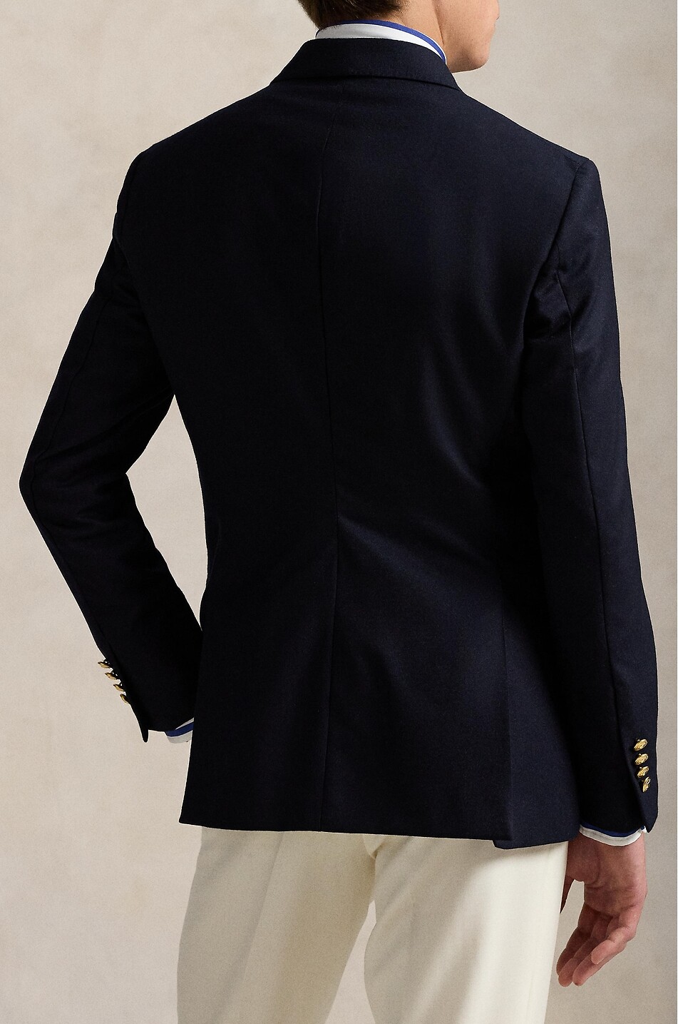 POLO RALPH LAUREN Polo double-breasted tailored wool blazer Men DARK BLUE 3