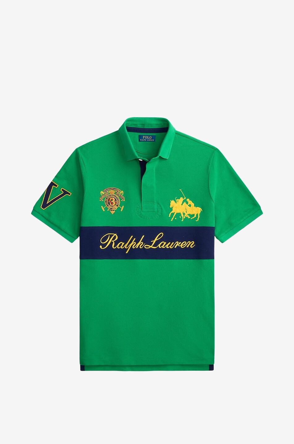 Baumwollpiqué-Kurzarm-Polohemd Double Pony