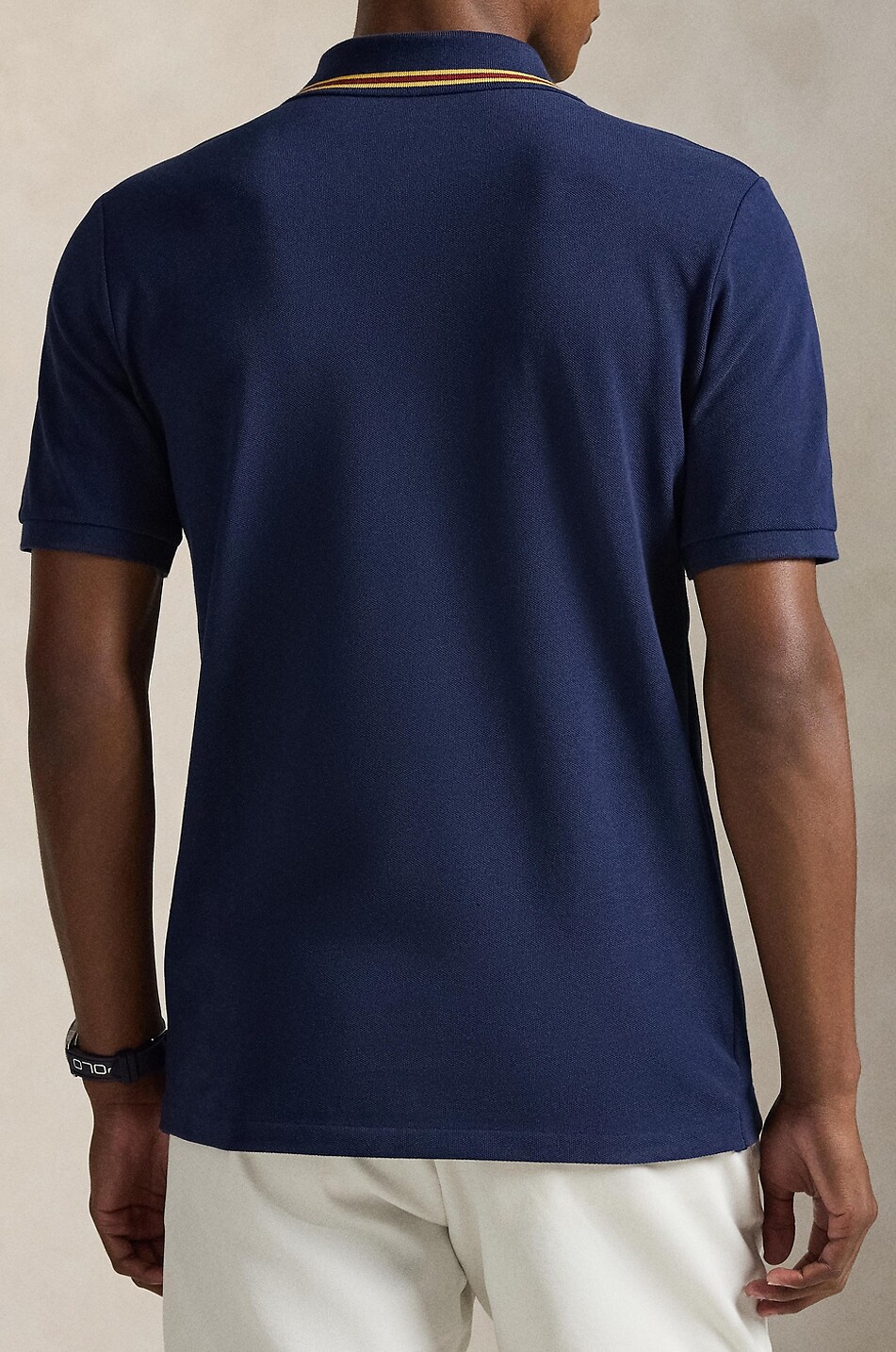 POLO RALPH LAUREN Polo à manches courtes en coton piqué RL Crest Homme BLEU FONCE 3