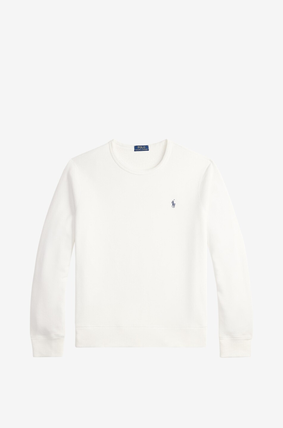 POLO RALPH LAUREN Pony cotton blend crewneck sweatshirt Men WHITE 1