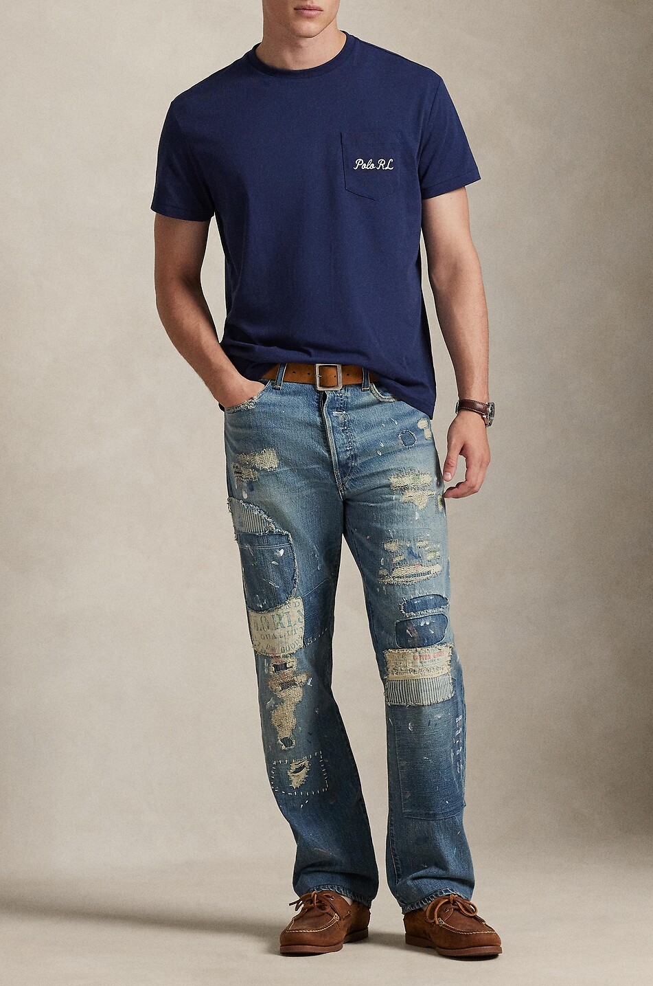 POLO RALPH LAUREN Kurzarm-T-Shirt aus Jersey Polo RL Polo Bear Herren DUNKELBLAU 2