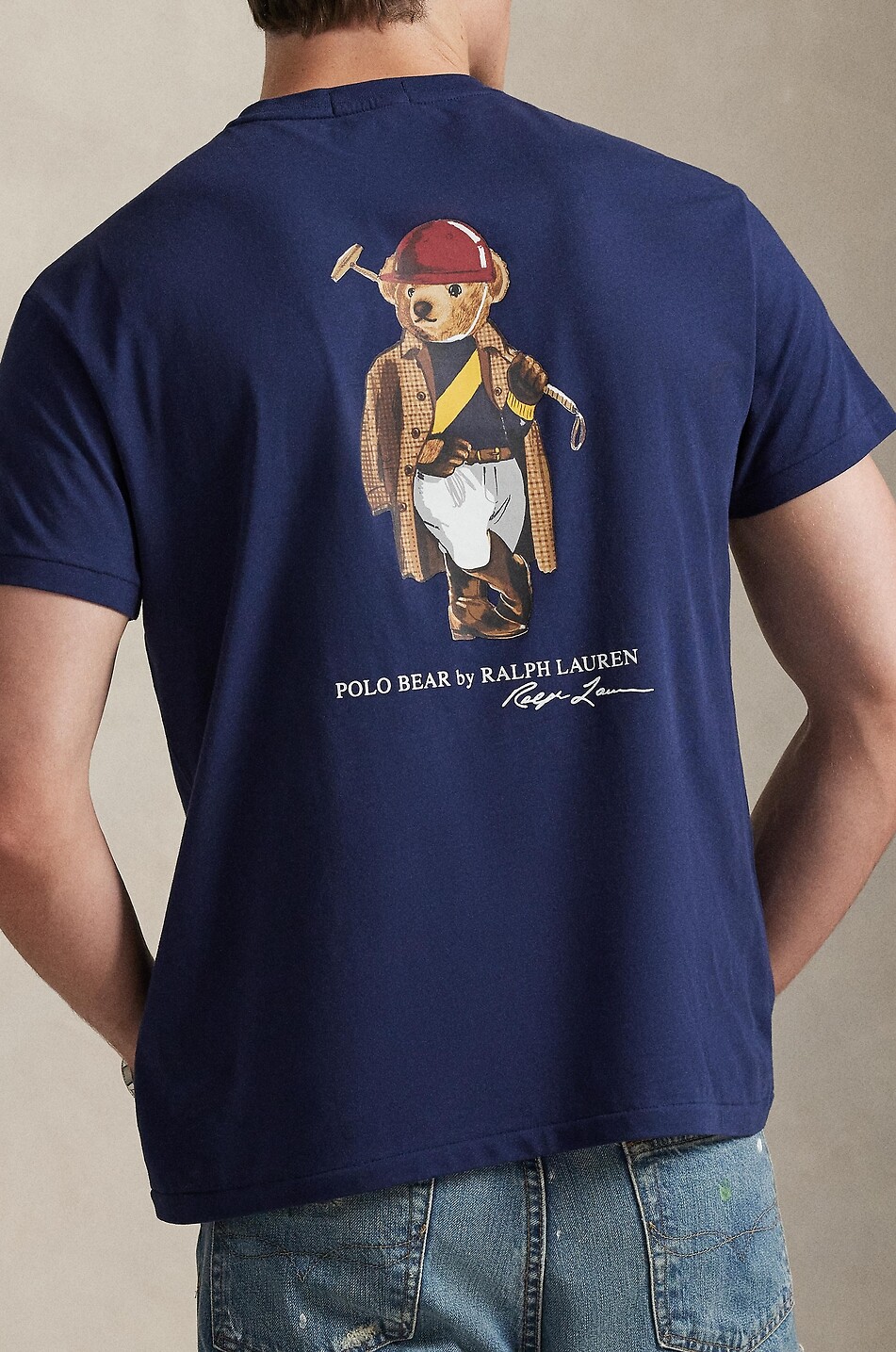 POLO RALPH LAUREN Kurzarm-T-Shirt aus Jersey Polo RL Polo Bear Herren DUNKELBLAU 3