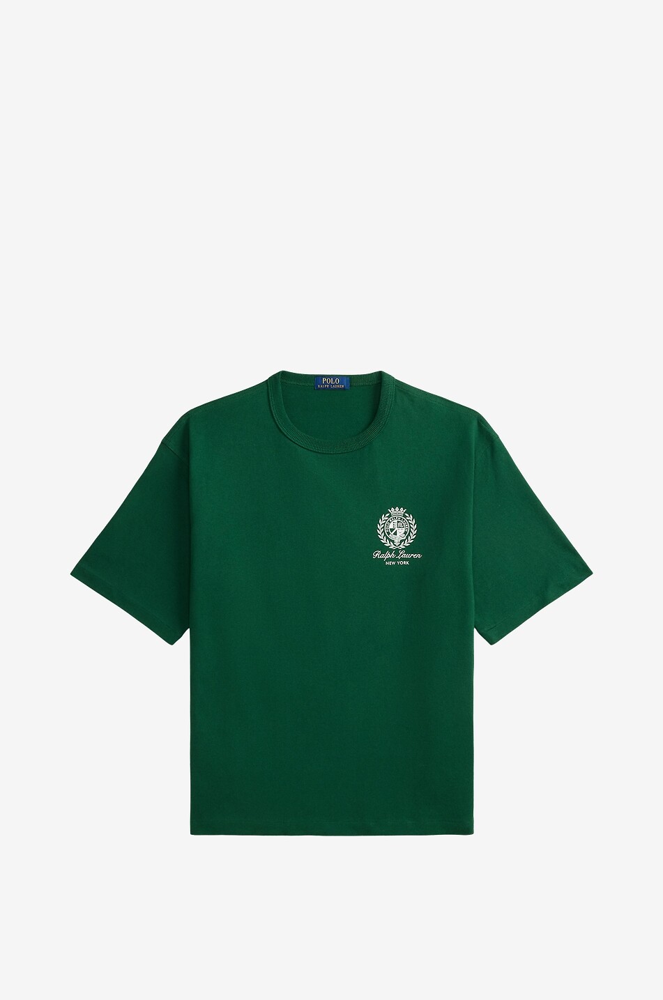 Ralph Lauren Crest embroidered short-sleeved jersey T-shirt