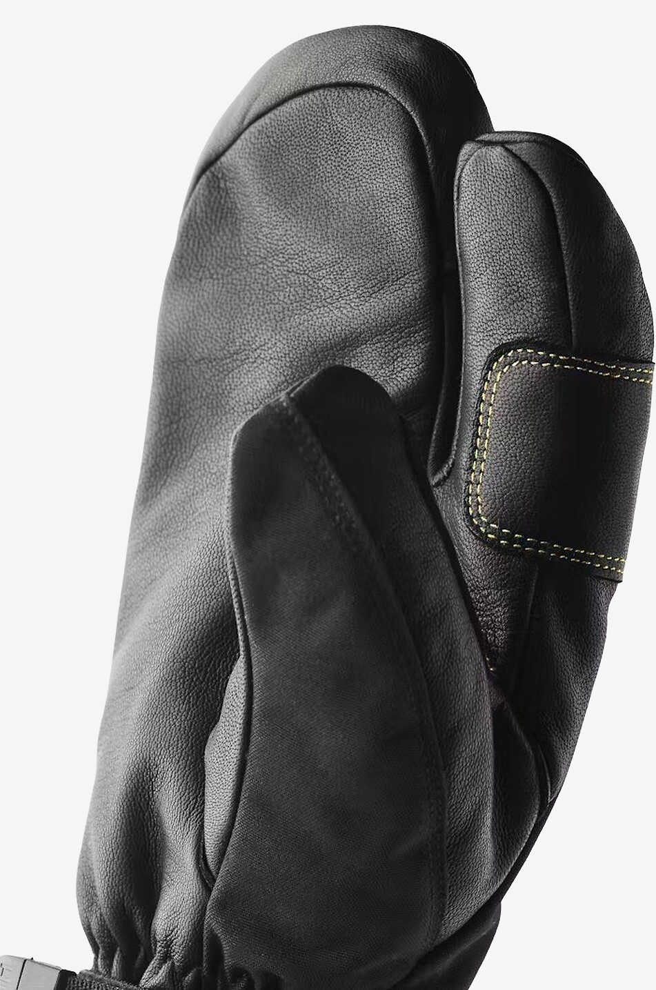 HESTRA Gant de ski trois doigts en cuir Army Homme NOIR 4