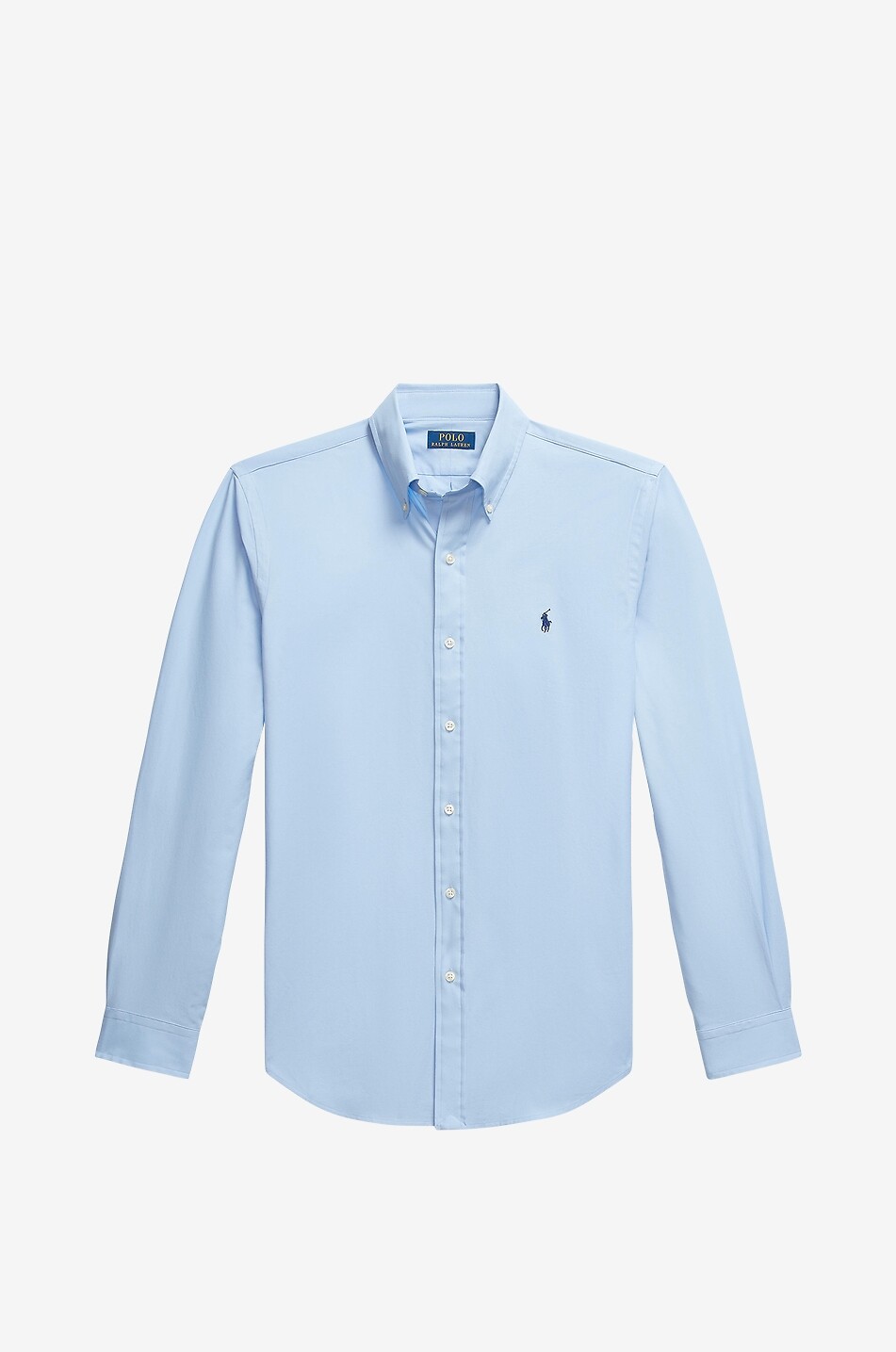 Pony Custom Fit plain cotton poplin shirt